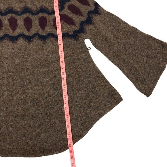 ANTHROPOLOGIE Mohair Wool Blend Sleeping On Snow Sweater-Tunic Women S Boho NWT - Picture 8 of 14